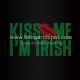Kiss Me I'm Irish Iron On Rhinestone Transfers
